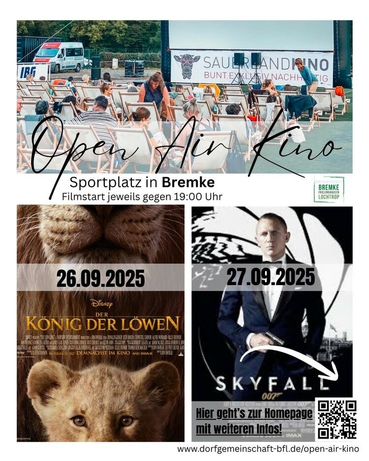 Open Air Kino in Bremke